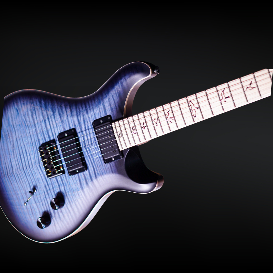 PRS Dustie Waring CE 24 Hardtail Faded Blue Smokeburst