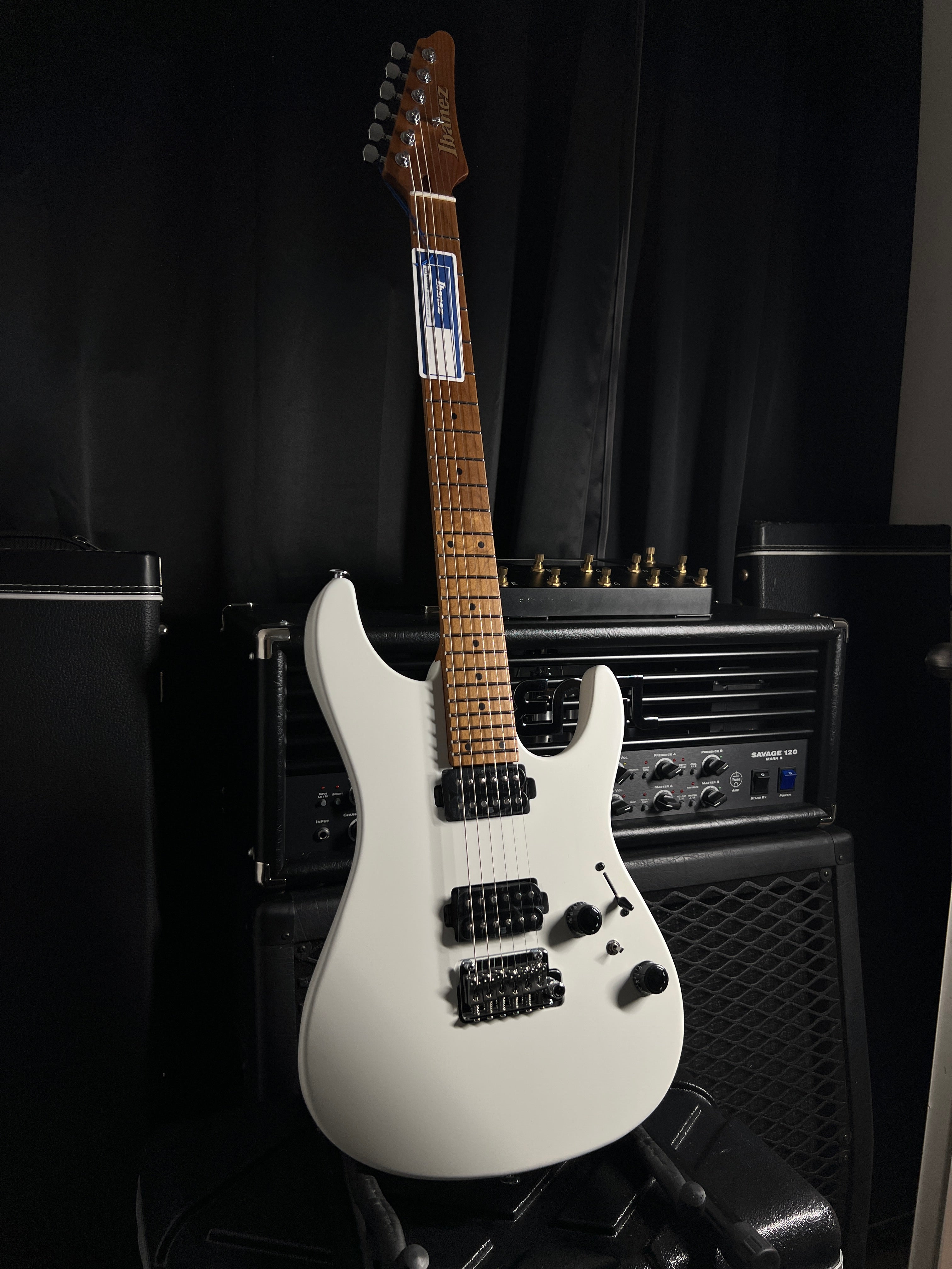 Ibanez Prestige AZ2402 - Pearl White Flat – The Shred Locker
