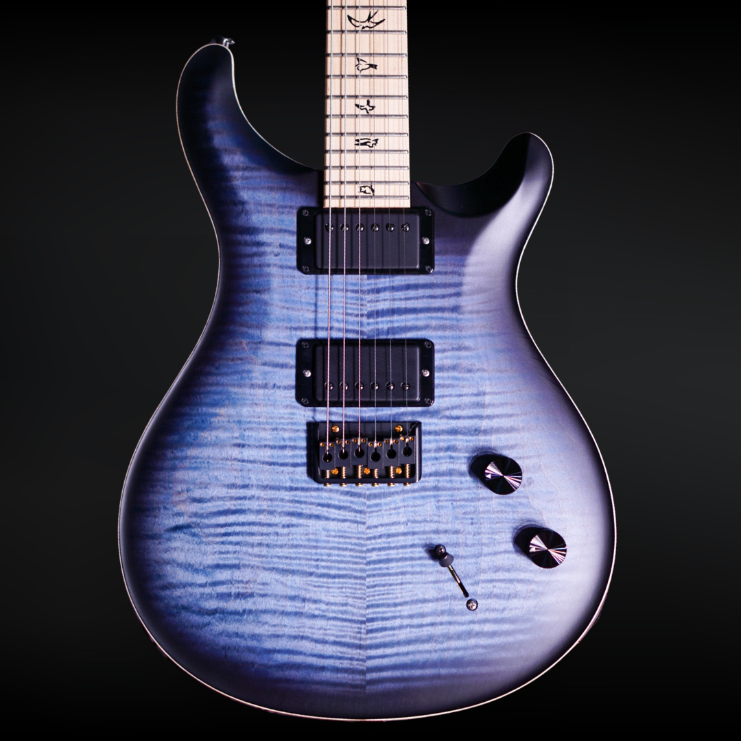 PRS Dustie Waring CE 24 Hardtail Faded Blue Smokeburst